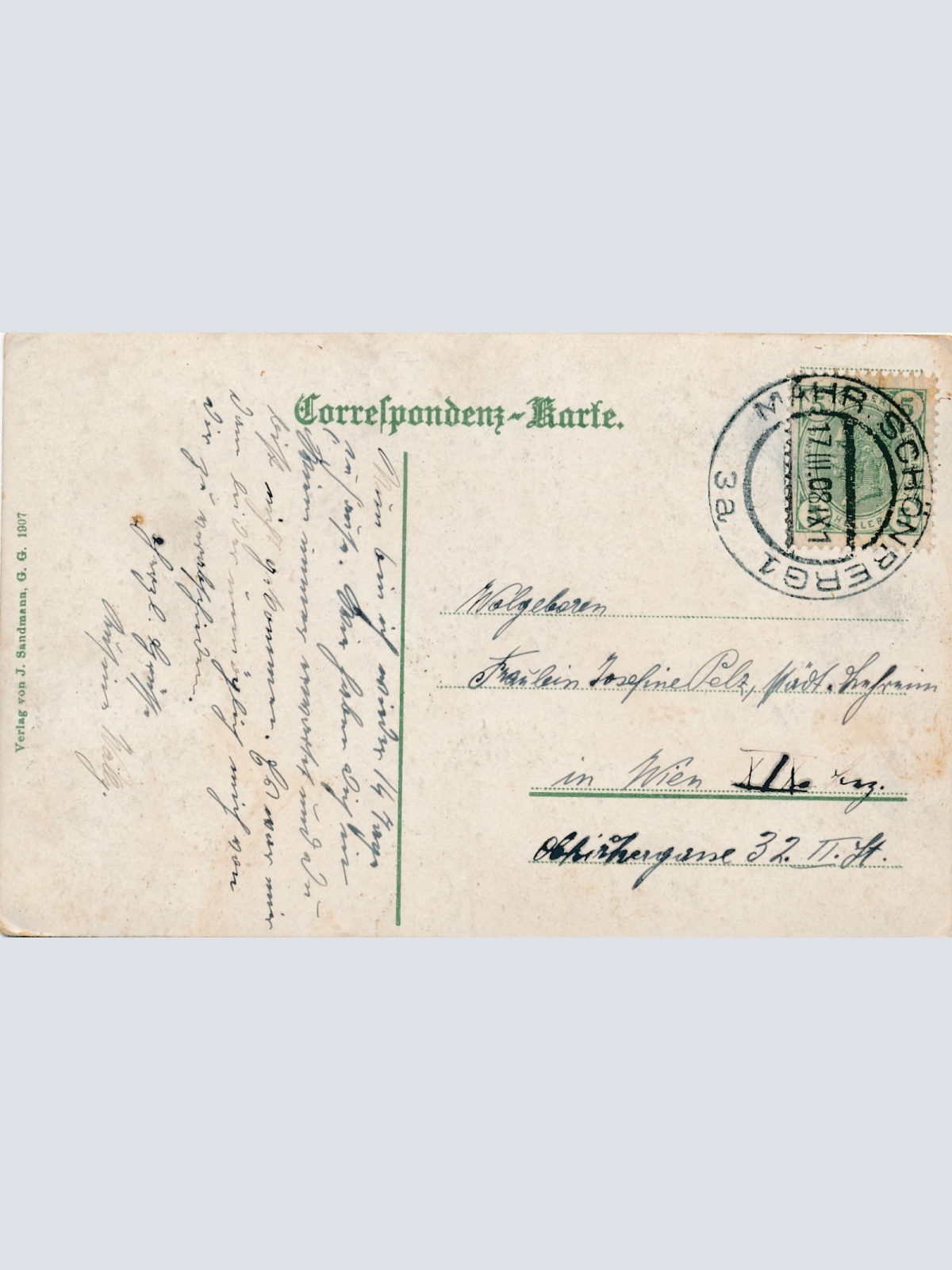 AK aus Mähr Schönberg Tschechien Ansichtskarte (17037)