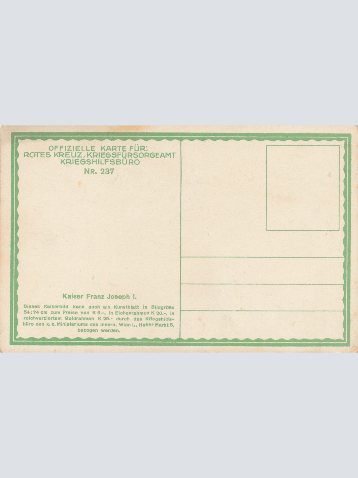 AK Militaria vom Kaiser Franz Josef Ansichtskarte (17078)