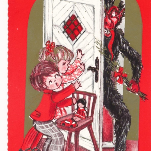 AK Gruss vom Krampus Ansichtskarte (17141)