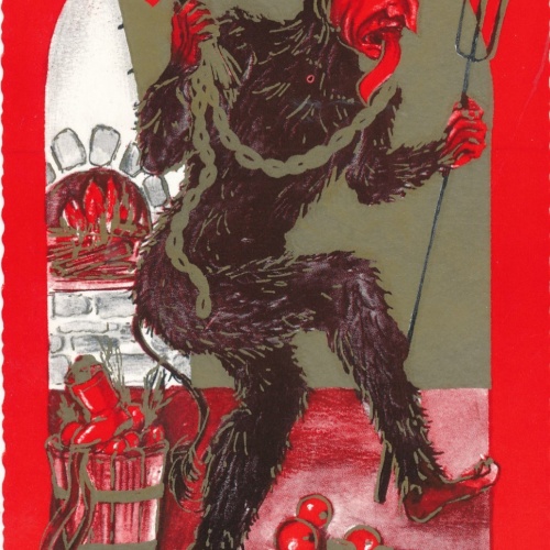 AK Gruss vom Krampus Ansichtskarte (17144)