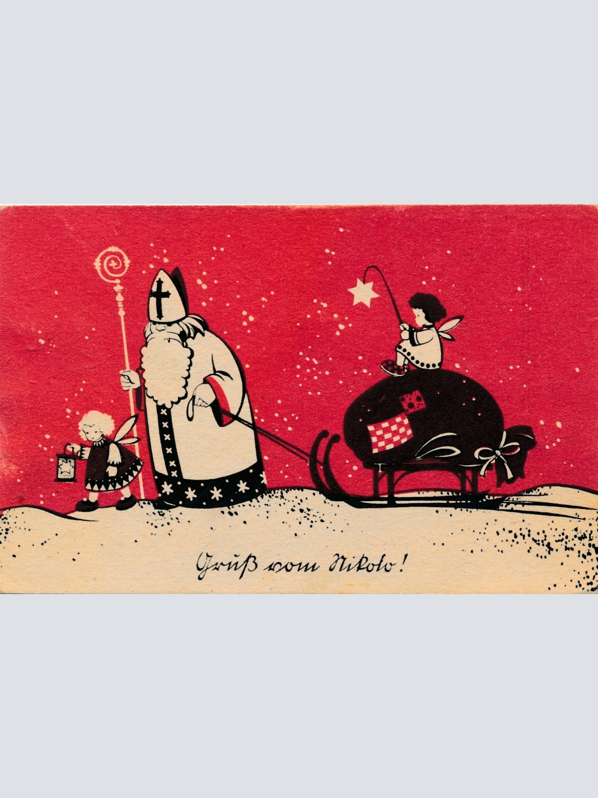 AK Gruss vom Nikolo Ansichtskarte (17133)