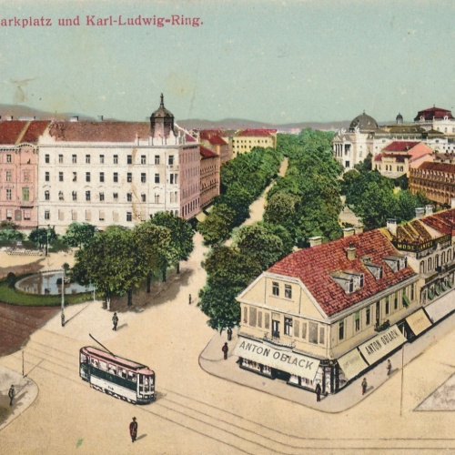 AK aus Graz Bismarkplatz Steiermark Ansichtskarte (17156)