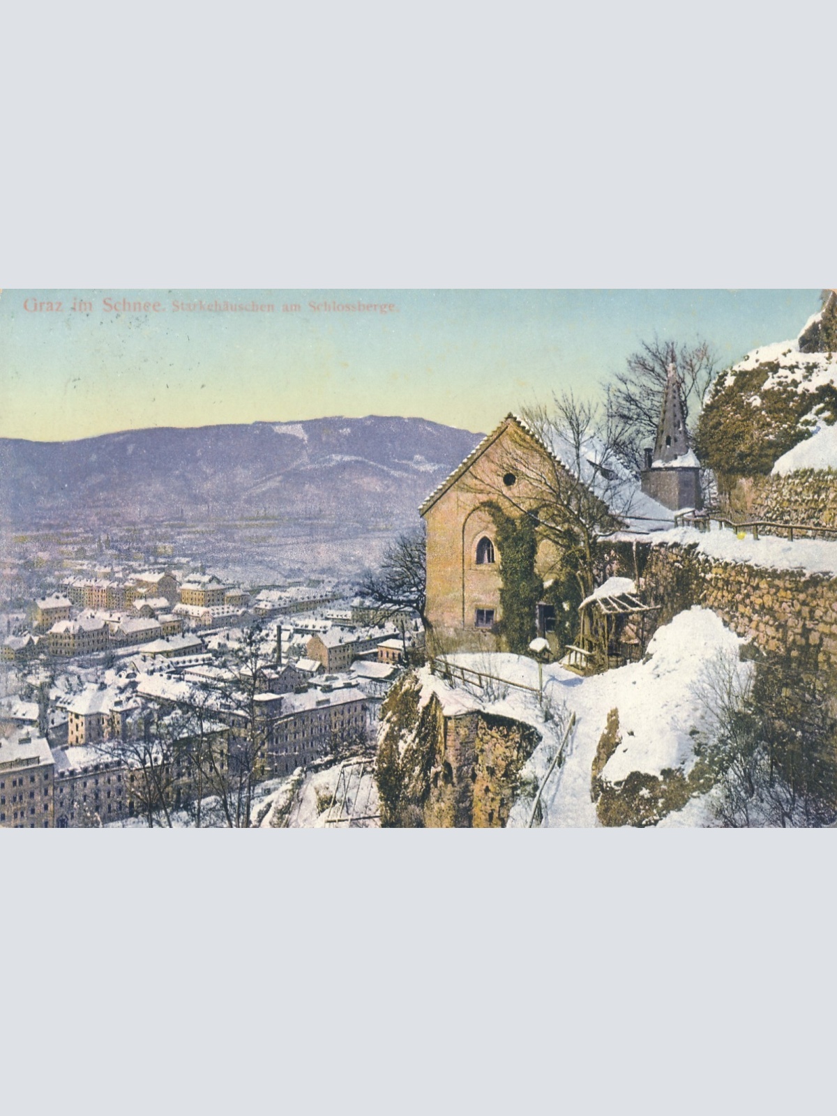 AK aus Graz im Schnee Steiermark Ansichtskarte (17168)