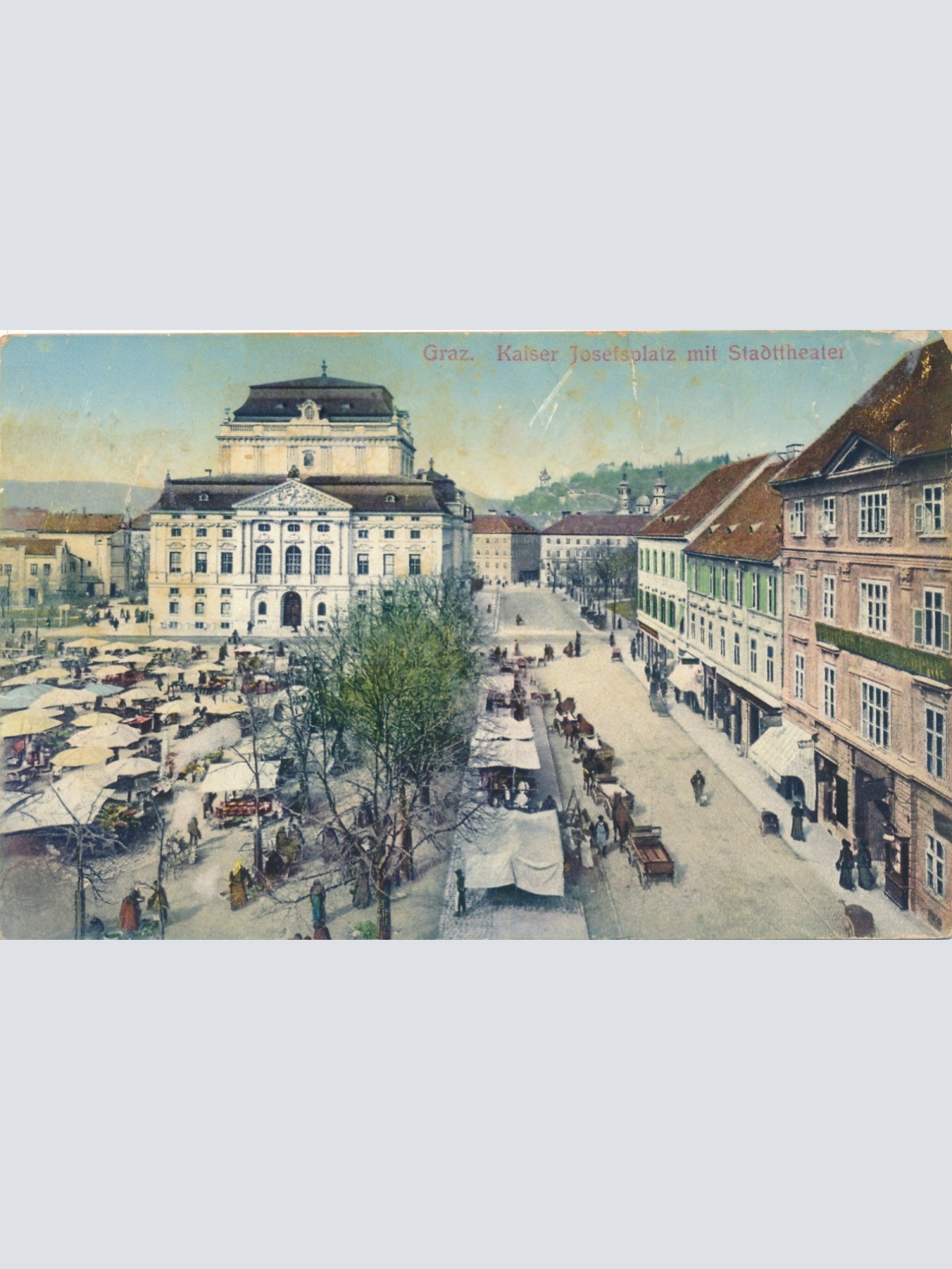 AK aus Graz Kaiser Josefplatz Steiermark Ansichtskarte (17170)