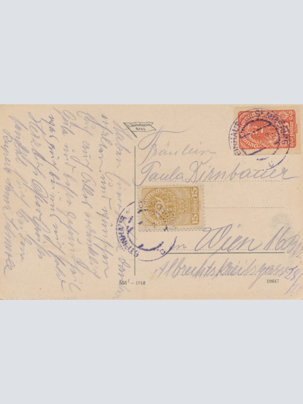 AK aus Graz Steiermark Ansichtskarte (17193)