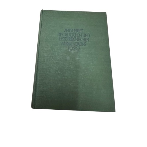 Zeitschrift des Deutschen und Österreichischen Alpenvereins Jahrgang 1929 - Band