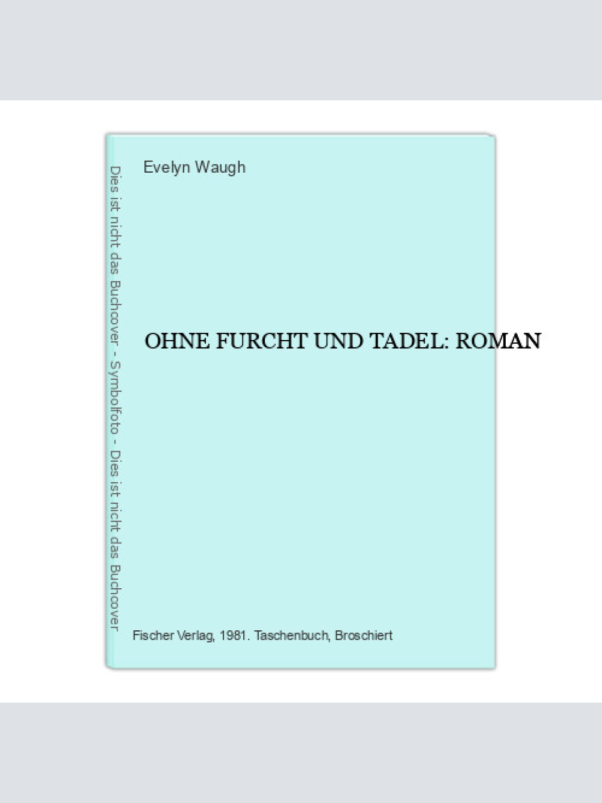 Evelyn Waugh OHNE FURCHT UND TADEL: ROMAN Fischer Verlag +Abb