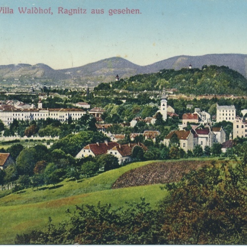 AK aus Graz von der Villa Waldhof Steiermark Ansichtskarte (17266)