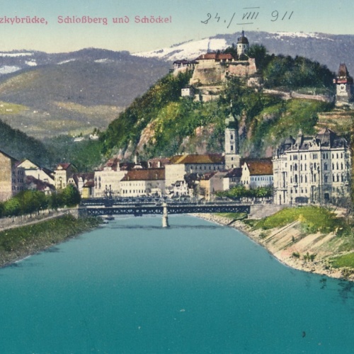 AK aus Graz Radetzkybrücke Steiermark Ansichtskarte (17289)