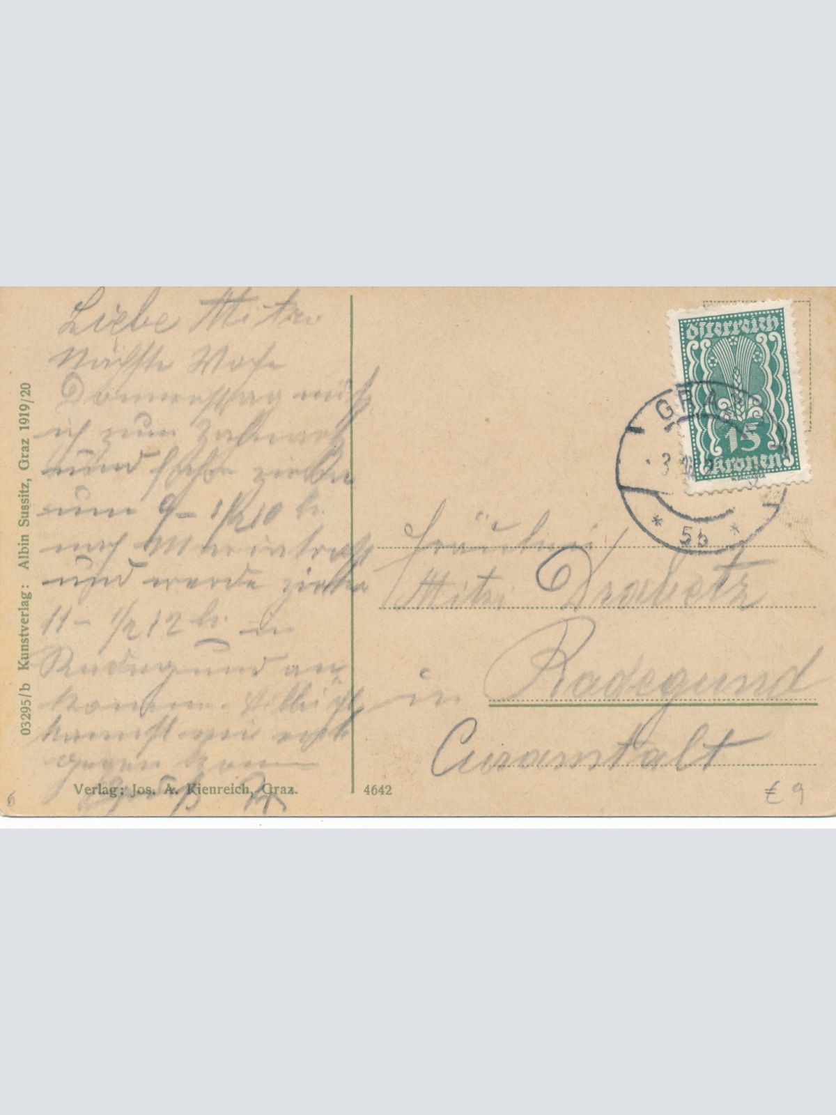 AK aus Graz Albrechtsbrücke Steiermark Ansichtskarte (17292)