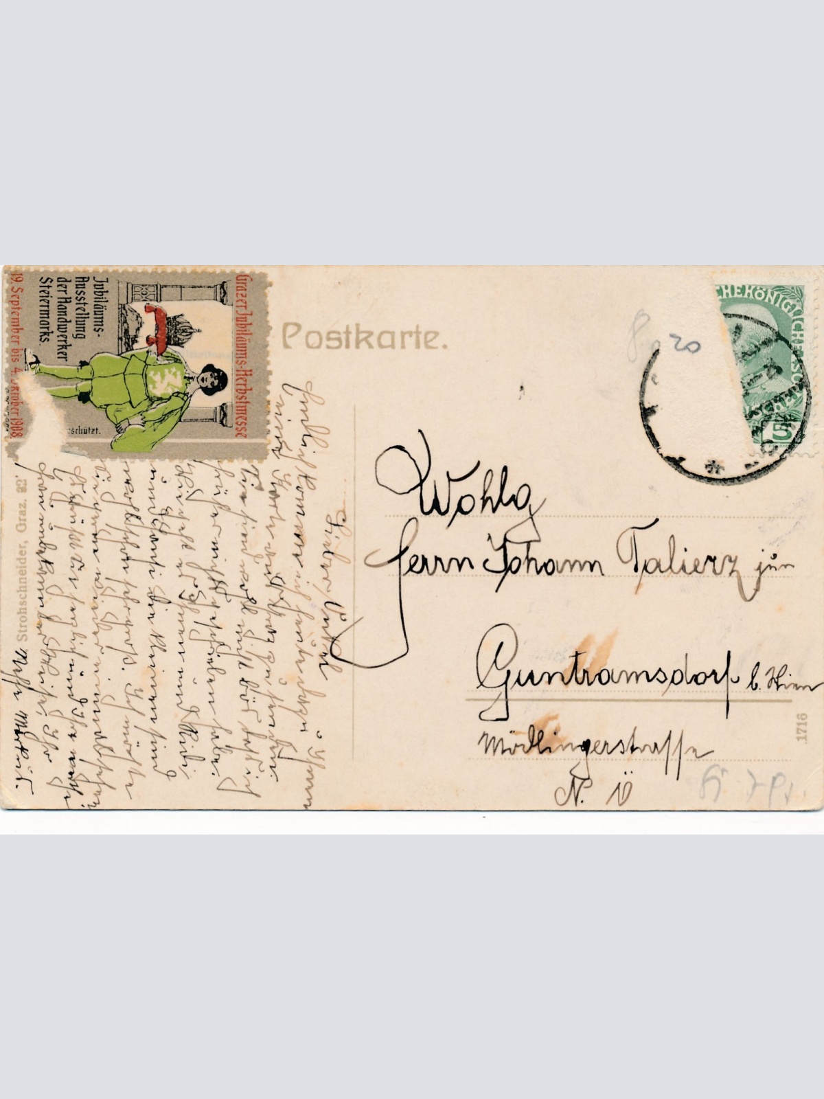 AK aus Graz Schlossberg Steiermark Ansichtskarte (17295)