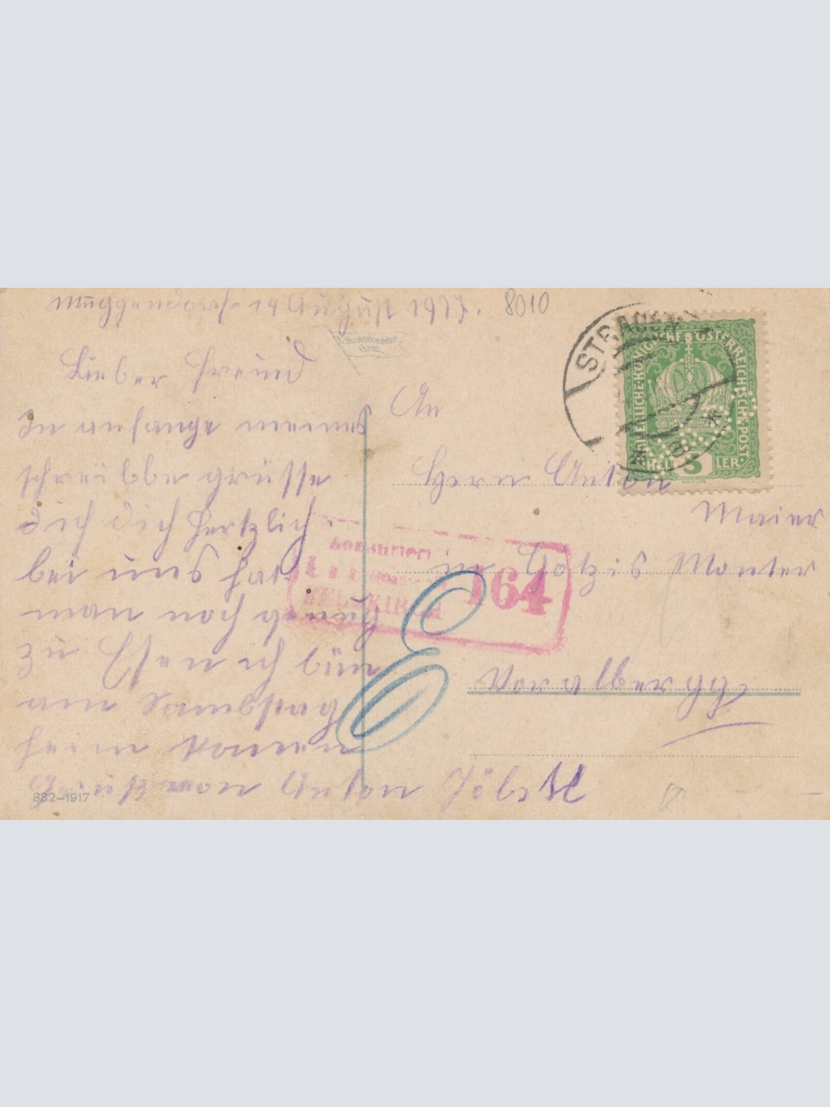 AK aus Graz Schlossberg Steiermark Ansichtskarte (17297)