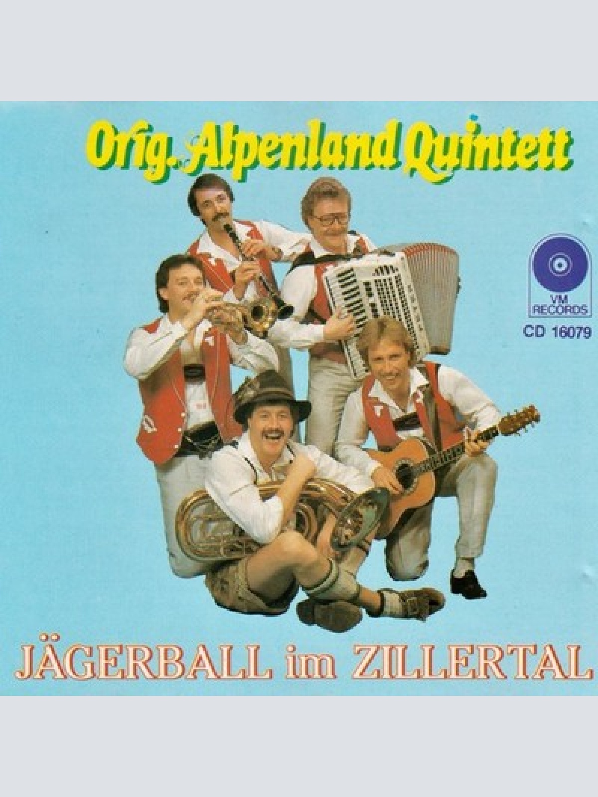 CD, Album Orig. Alpenland Quintett - Jägerball Im Zillertal