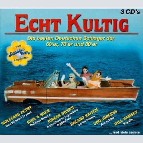3xCD, Comp + Box Various - Echt Kultig (Die Besten Deutschen Schlager Der 60'...