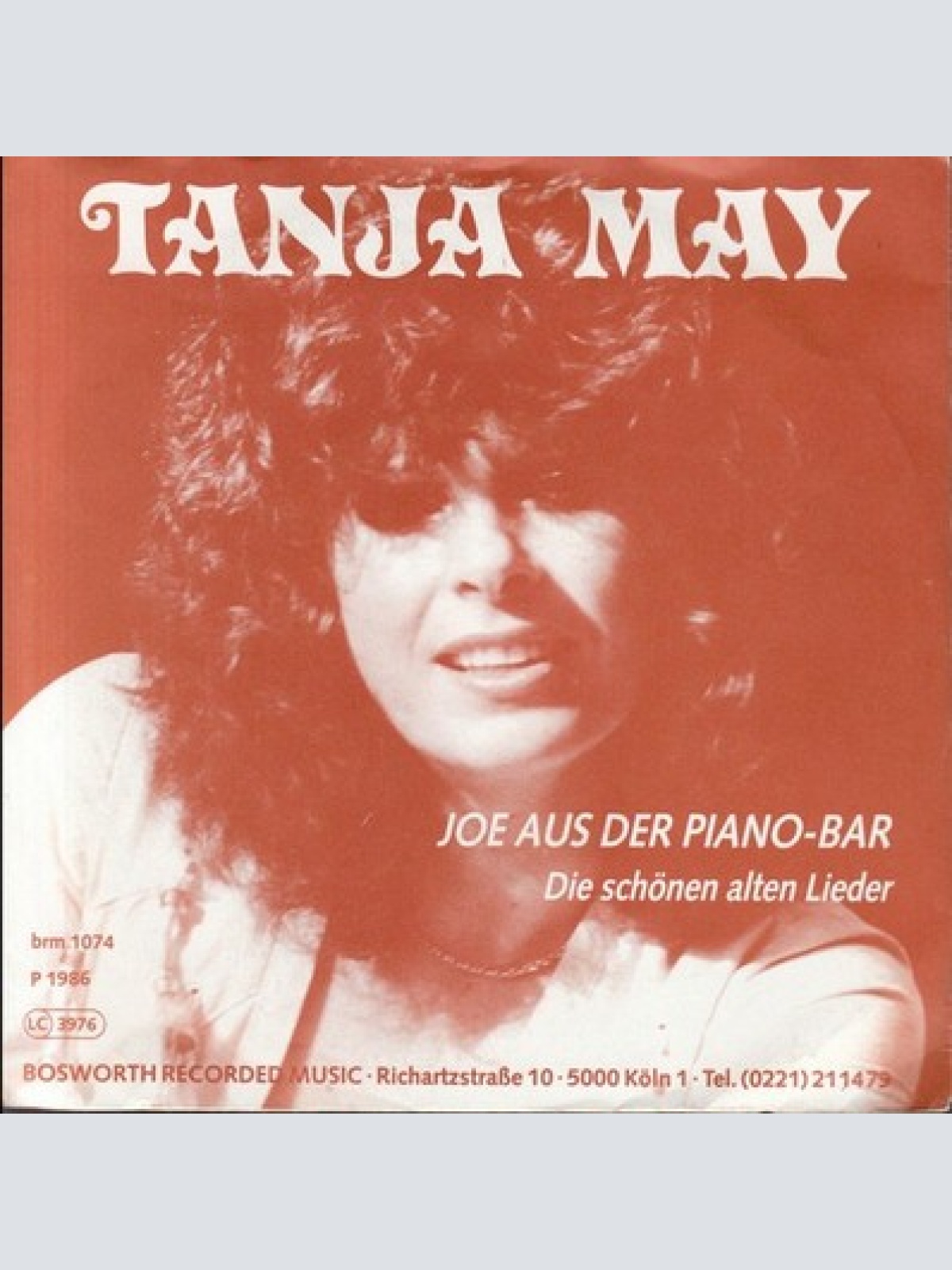 7", Single Tanja May - Joe Aus Der Piano-Bar