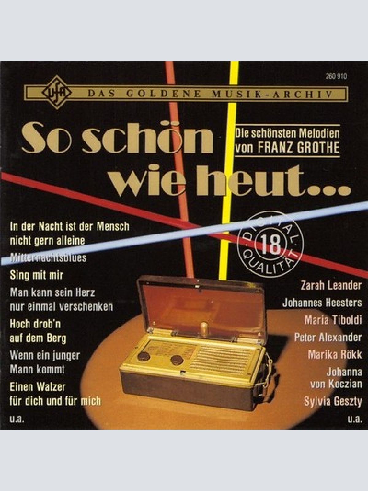 CD, Comp Various - So Schön Wie Heut... (Die Schönsten Melodien Von Franz Gro...