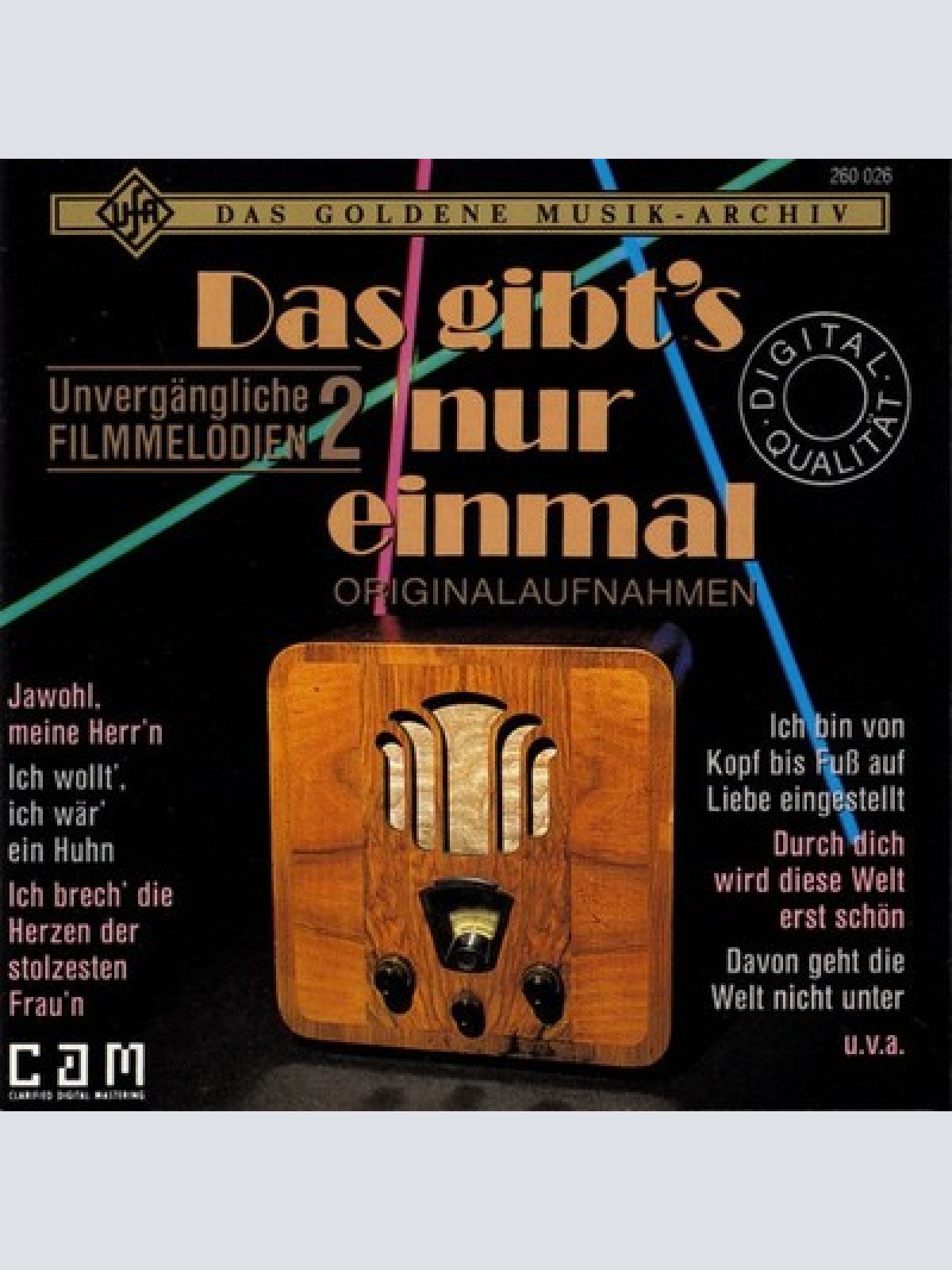 CD, Comp Various - Das Gibt's Nur Einmal (Unvergängliche Filmmelodien 2)