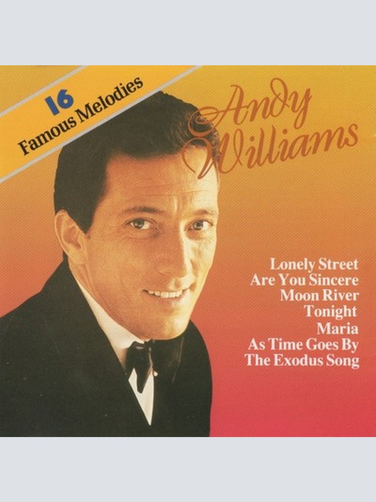 CD, Comp Andy Williams - 16 Famous Melodies