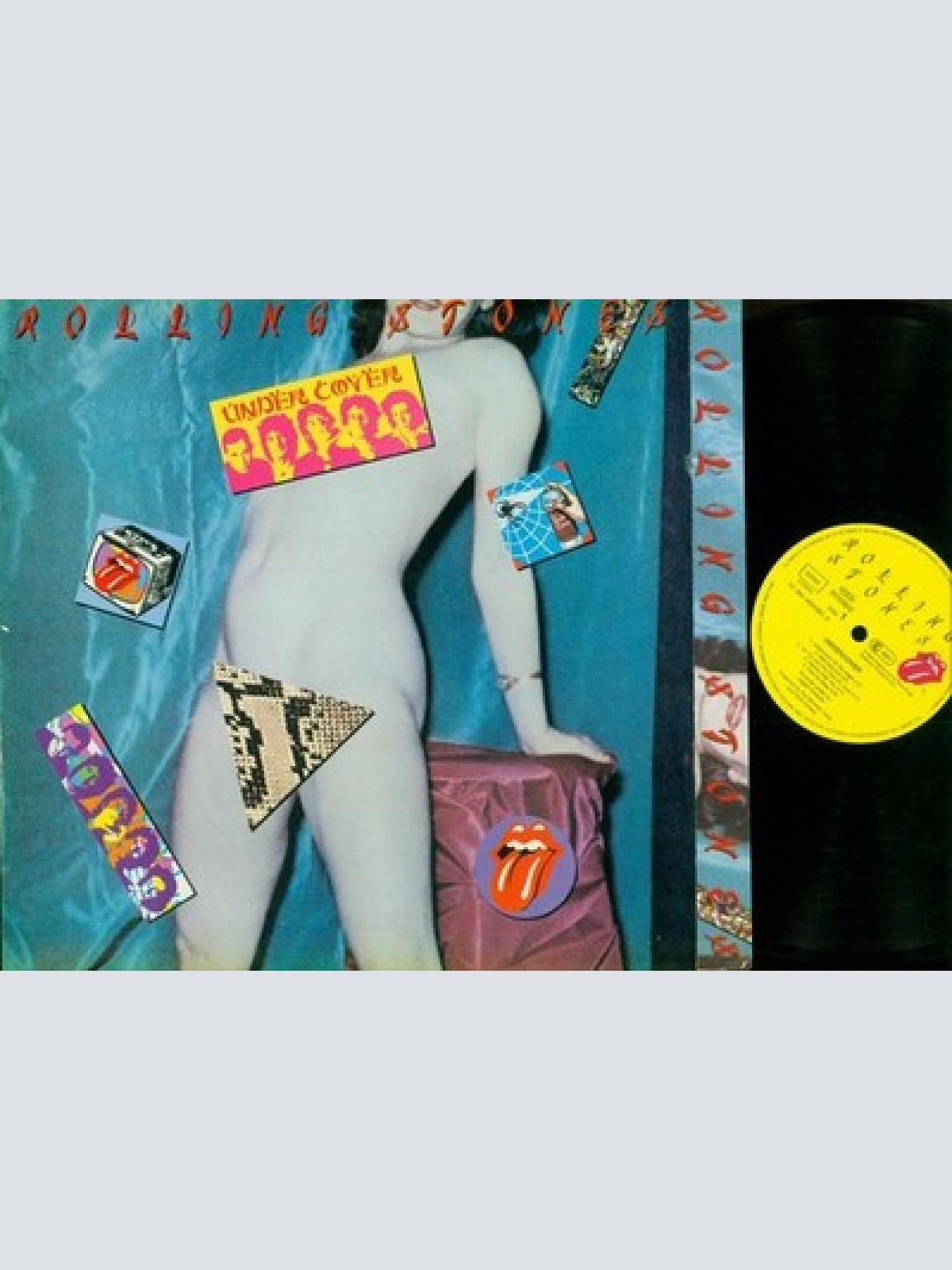 LP--  Rolling Stones ‎– Undercover // OIS // EEC