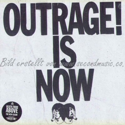 LP-- Death From Above ‎– Outrage! Is Now // Black
