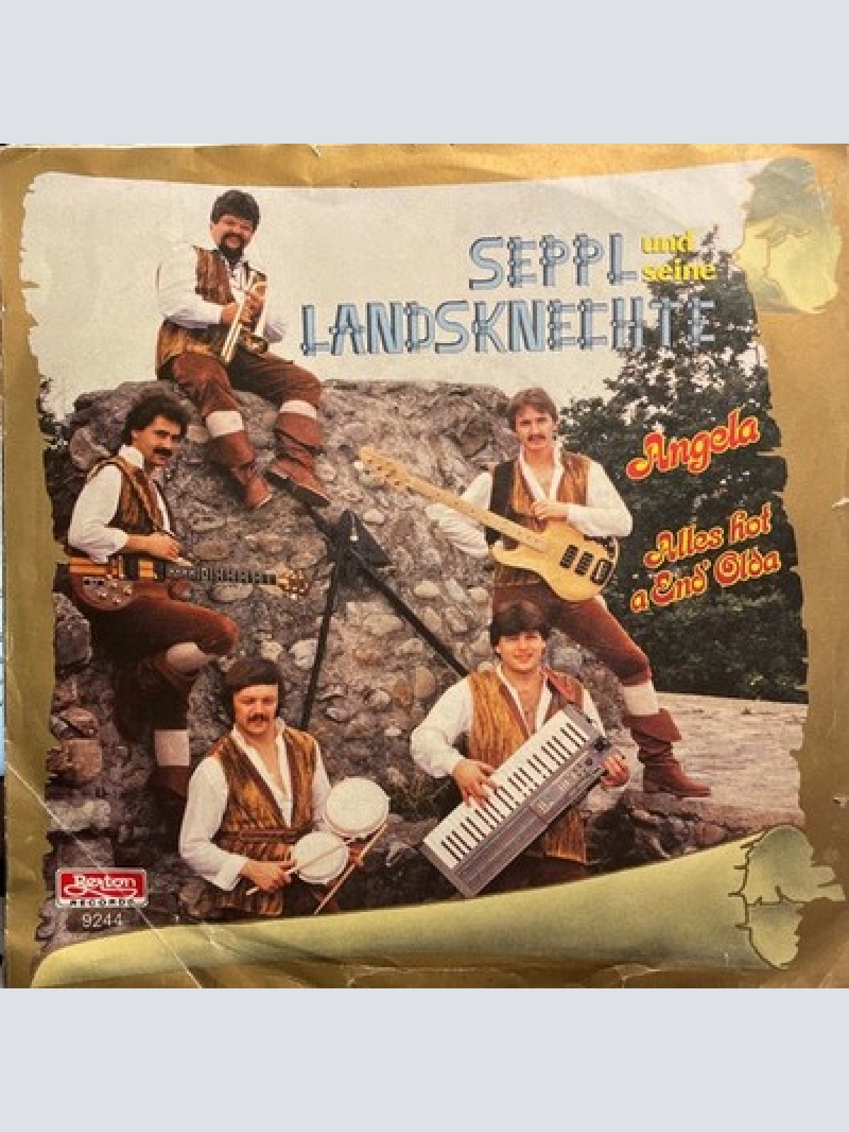 7", Single Seppl Und Seine Landsknechte - Angela / Alles Hot A End Olda