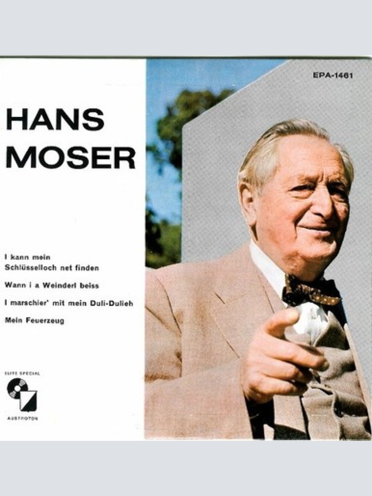 7" Hans Moser - I Kann Mein Schlüsselloch Net Finden