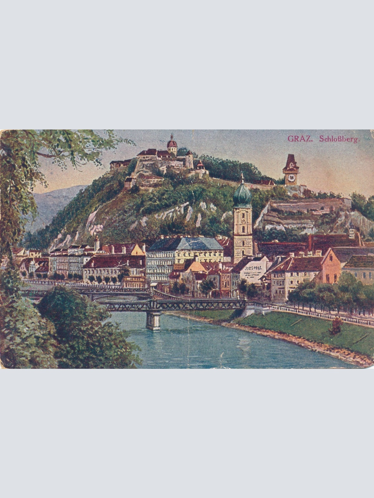 AK aus Graz Schloßberg Steiermark Ansichtskarte (17317)