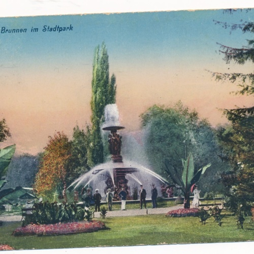 AK aus Graz Brunnen im Stadtpark Steiermark Ansichtskarte (17330)