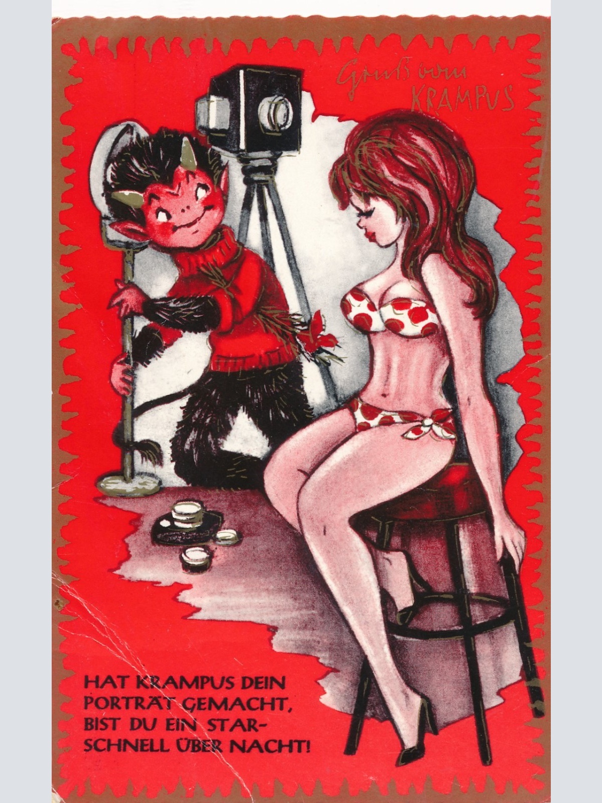 AK gruß vom Krampus Ansichtskarte (17332)