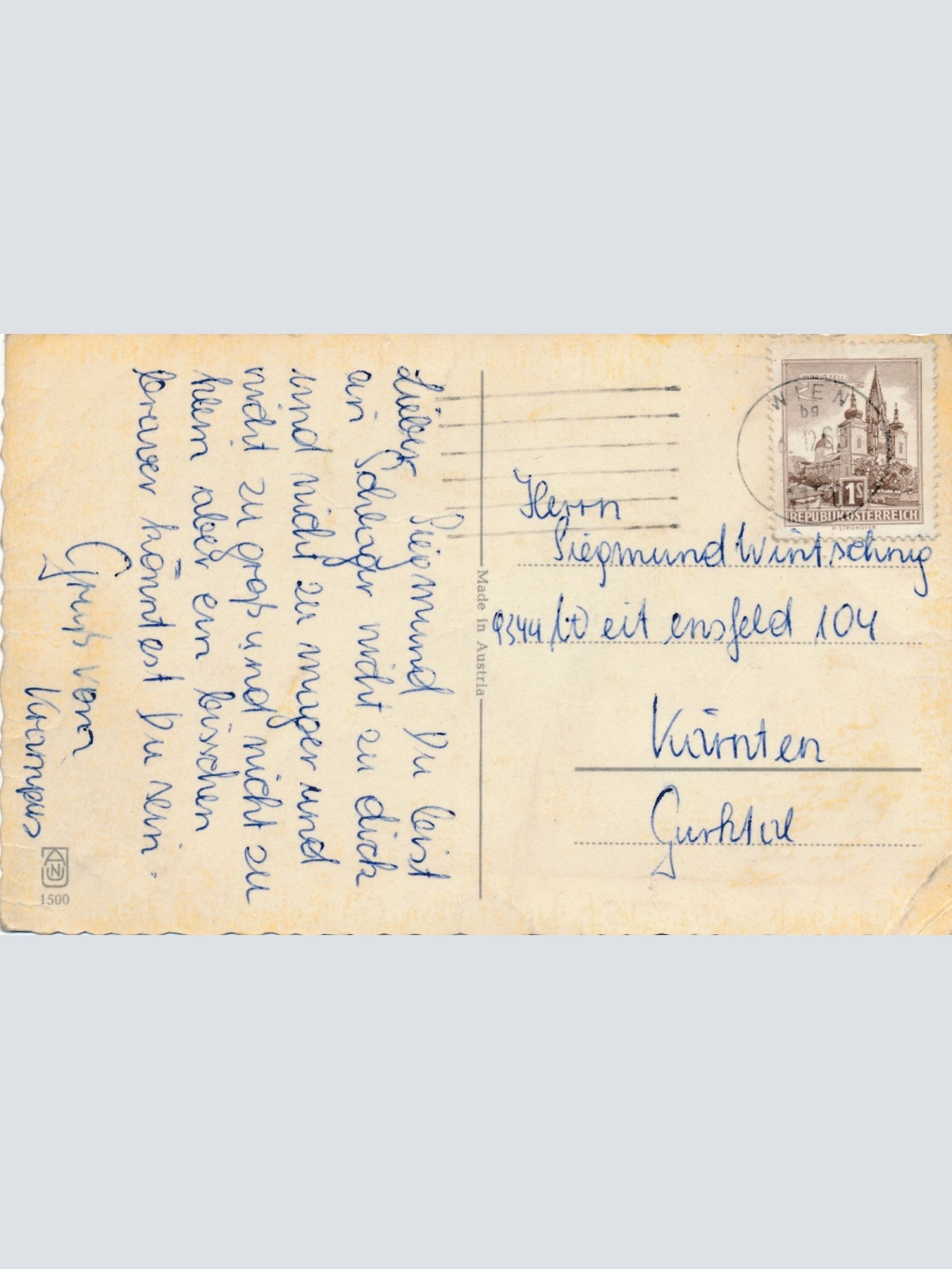 AK gruß vom Krampus Ansichtskarte (17335)