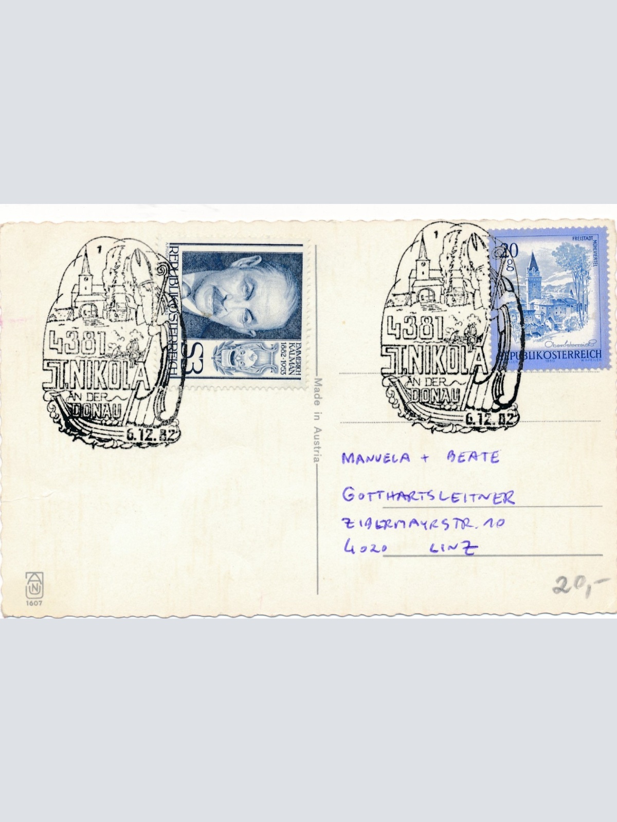 AK gruß vom Krampus Ansichtskarte (17338)