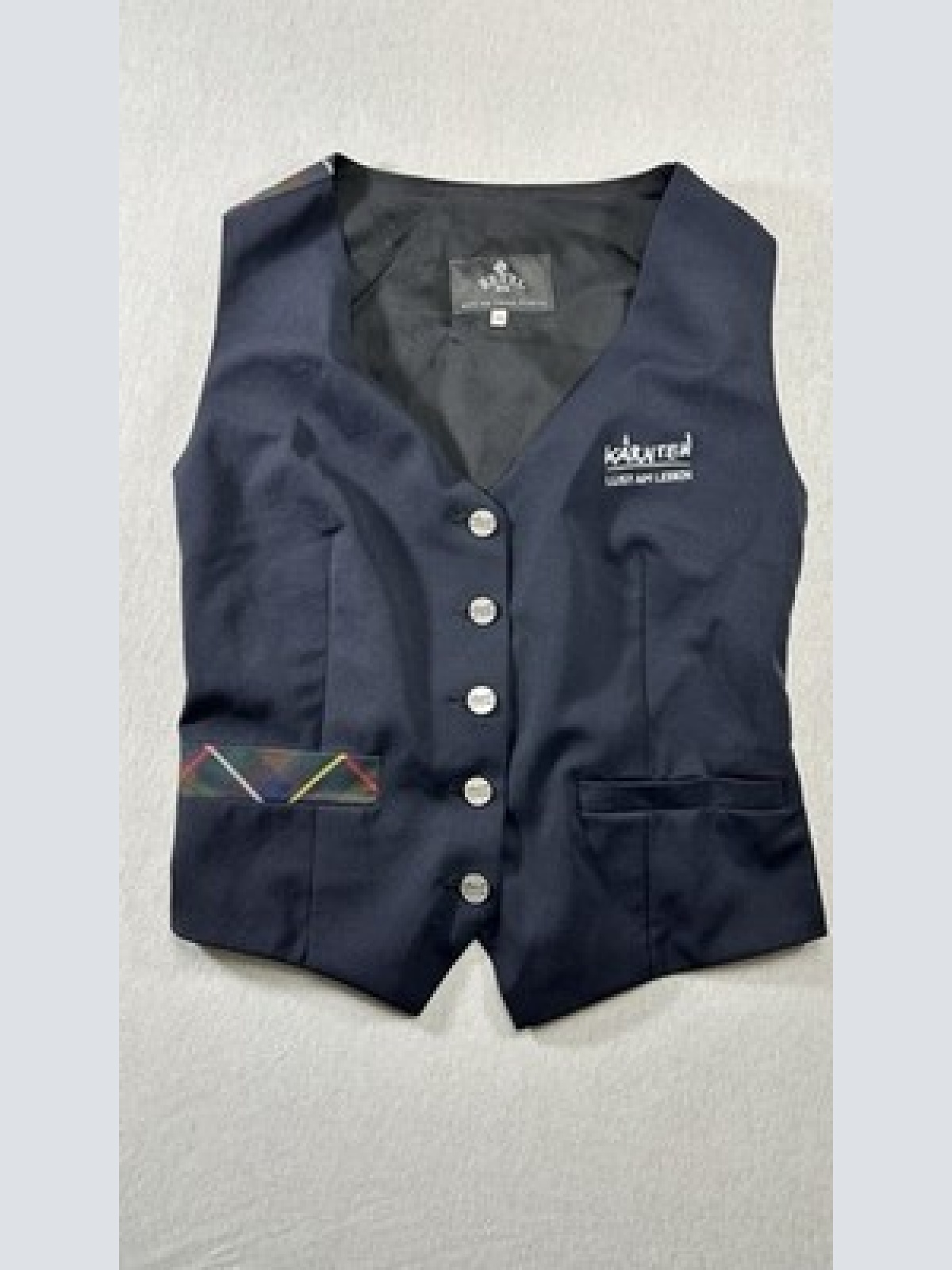 Rettl Kärnten Karo Trachten Gilet Blau Damen Größe 38 Kärnten Lust am Leben