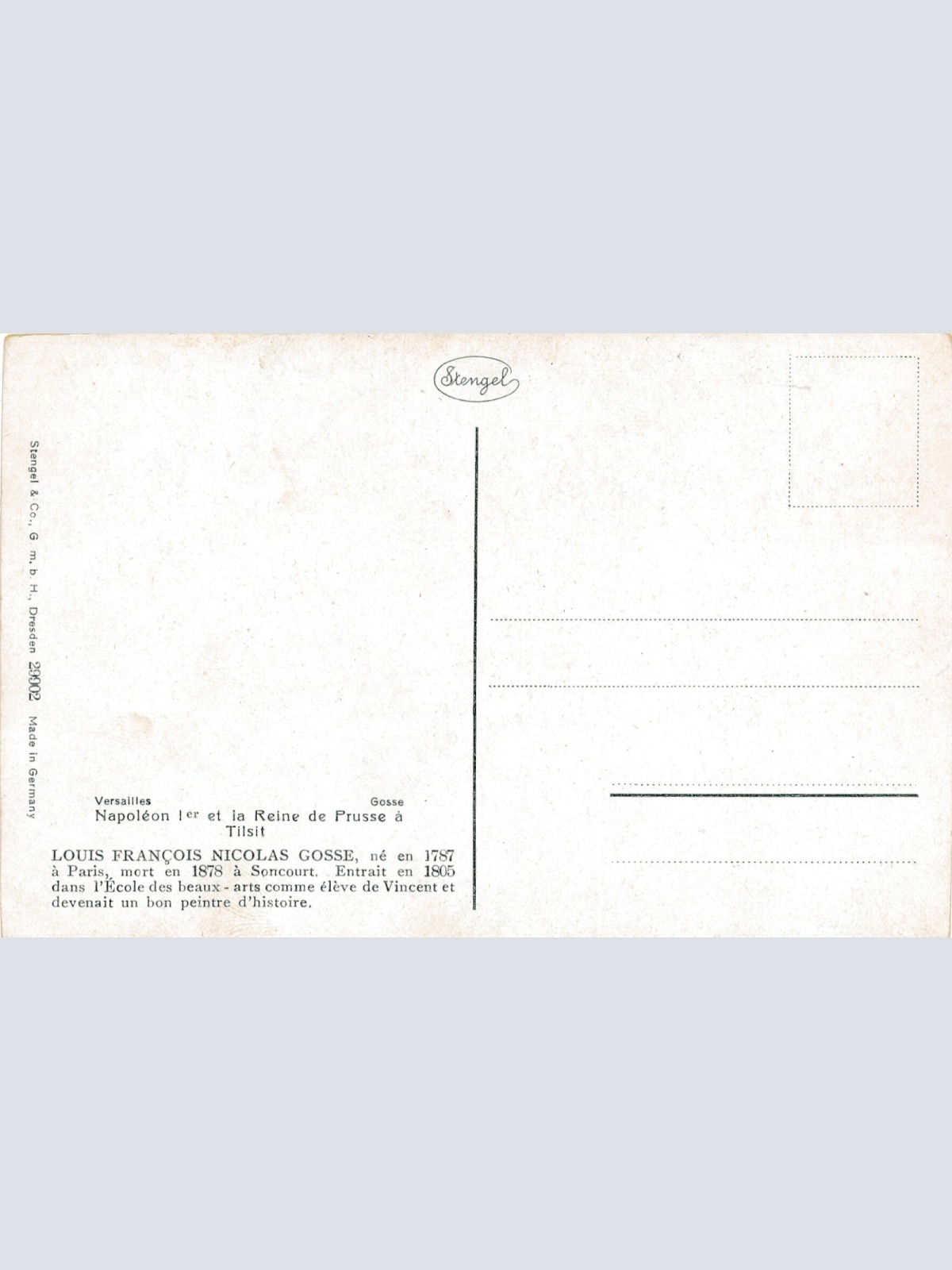 AK Militaria mit Napoleon Ansichtskarte (17387)