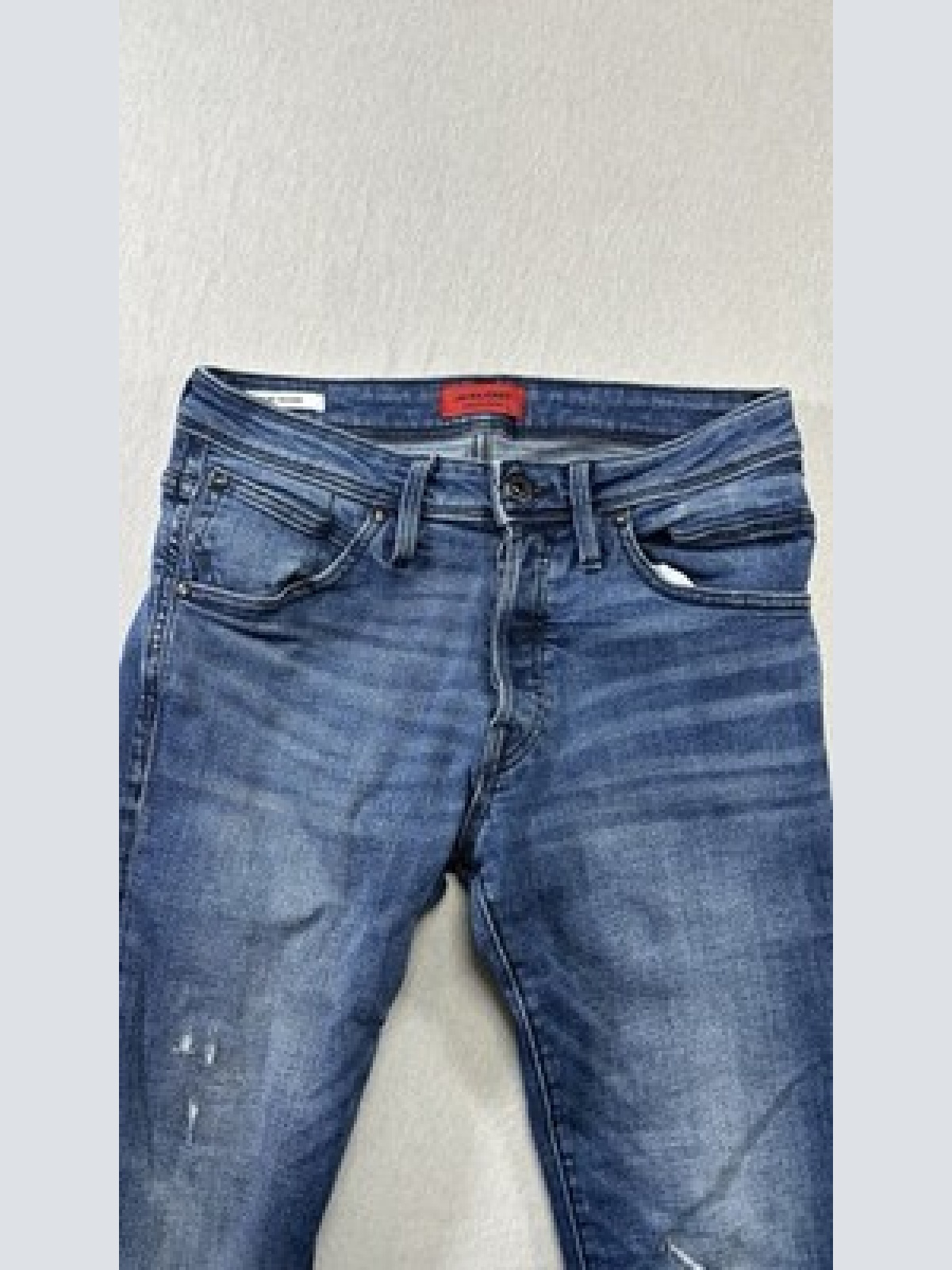 Jack & Jones Slim/Glenn Denim Jeans Herren Blau Größe W29 L32 Maße auf Fotos