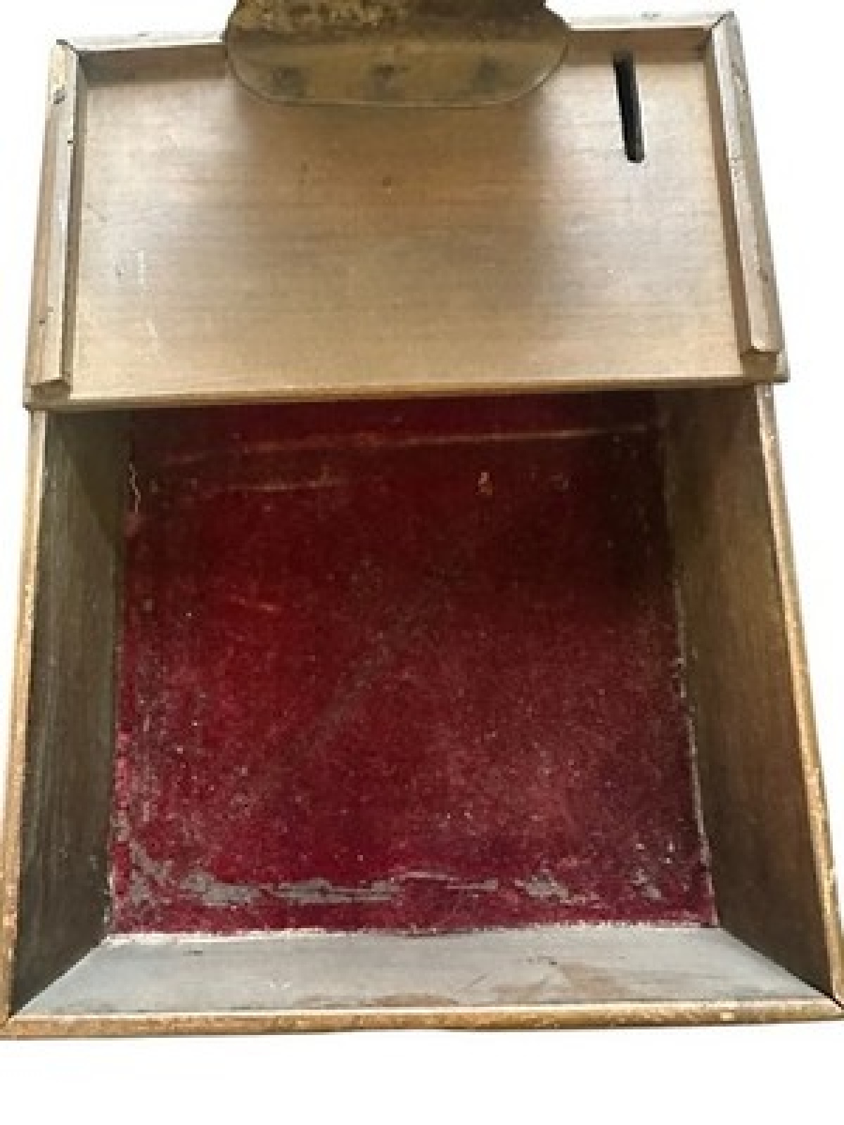 Religiöse Volkskunst Opferstock Kollekte um 1860 / 1880