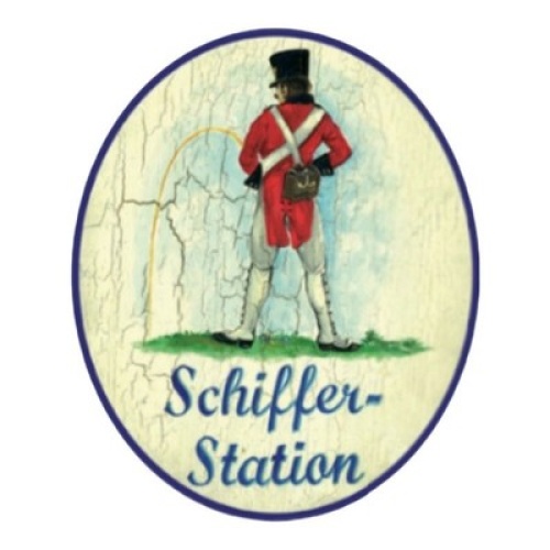 Kuk nostalgie holz schild schifferstation toilette wc