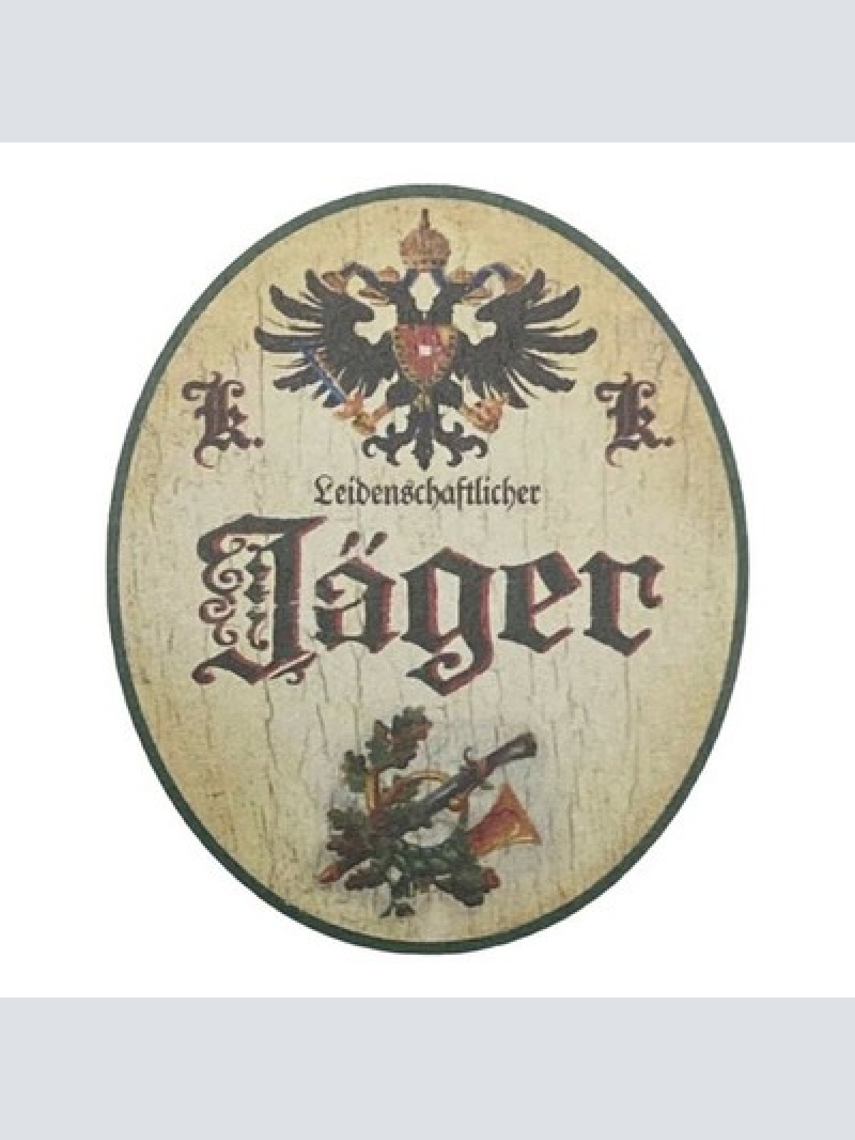 Kuk nostalgie holz schild  leidenschaftlicher jäger jagd