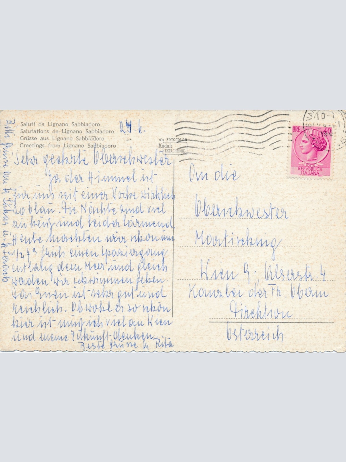 AK aus Lignano Mehrbildkarte Italien Ansichtskarte (18059)