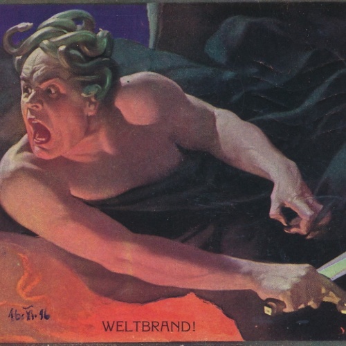 AK Militaria Weltbrand Ansichtskarte (17374)