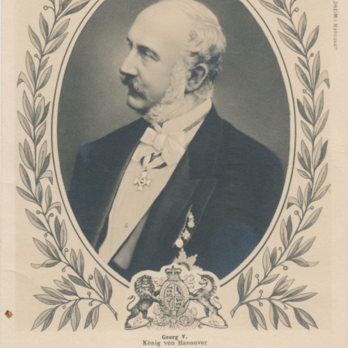 AK Militaria Georg V König von Hannover Ansichtskarte (17362)