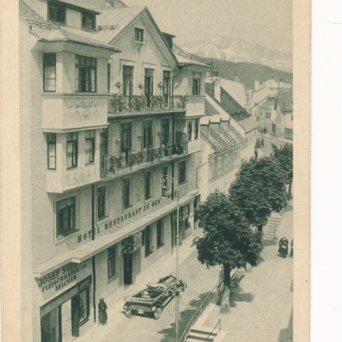 AK aus Mariazell mit Hotel Lurböck Steiermark Ansichtskarte (18049)