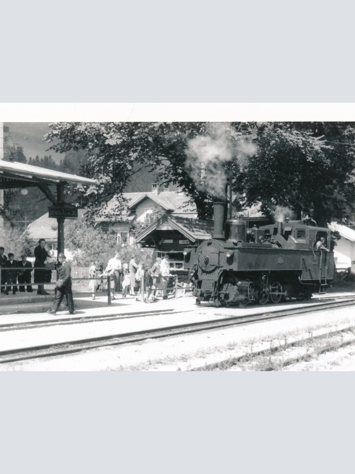 Foto von einer alten Dampflock  (18155)