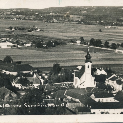 AK Fliegeraufnahme aus Gunskirchen Oberösterreich Ansichtskarte (18181)