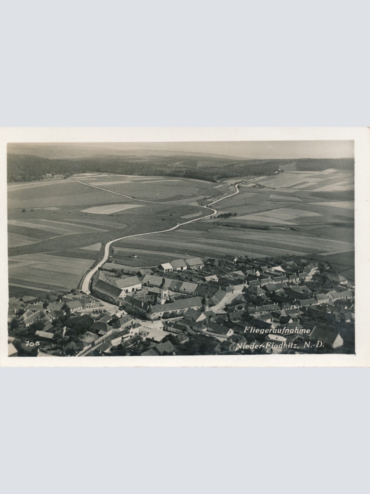 AK Fliegeraufnahme Nieder Fladnitz Niederösterreich Ansichtskarte (18193)