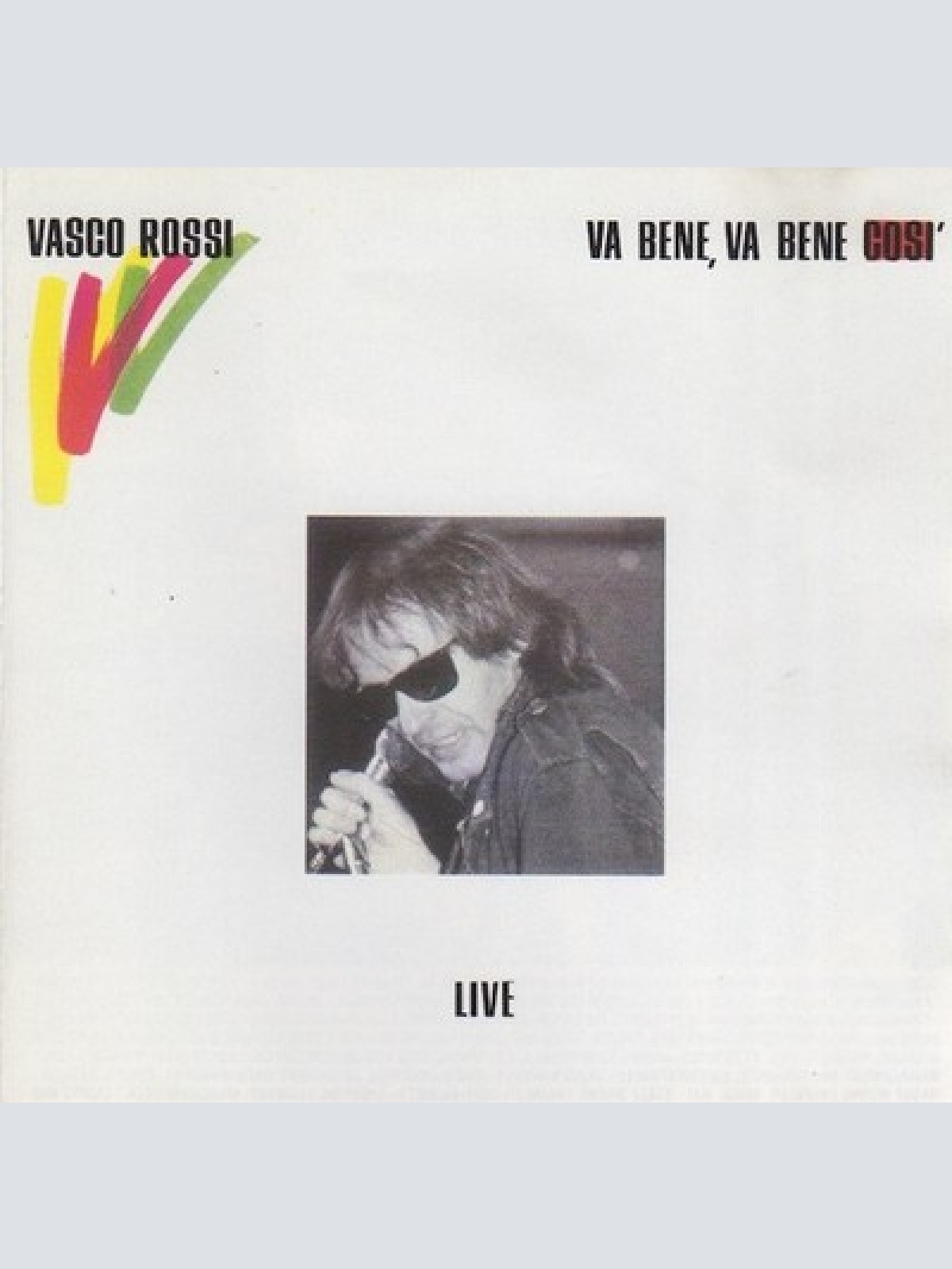 CD, Album, RE Vasco Rossi - Va Bene, Va Bene Così - Live