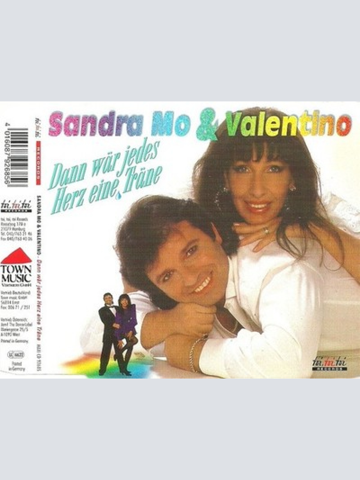 CD, Single Sandra Mo & Valentino - Dann Wär Jedes Herz Eine Träne