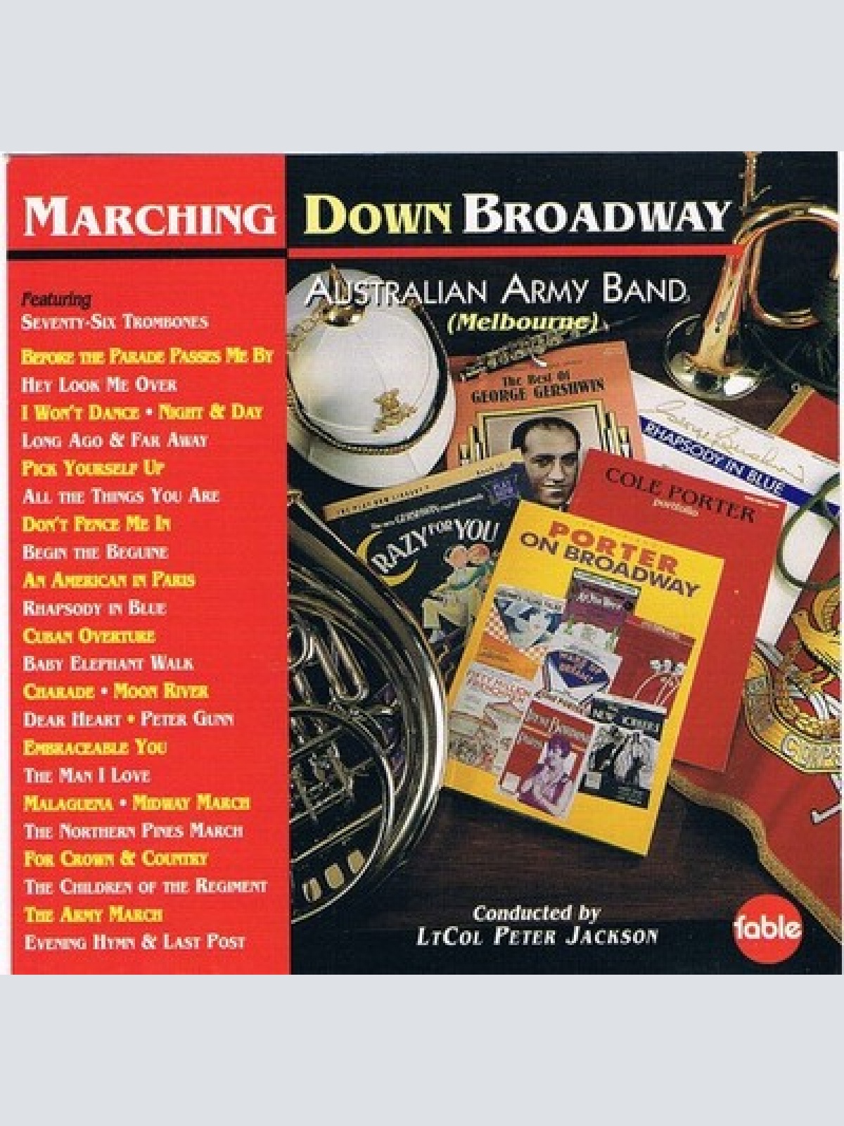 CD, Album Australian Army Band Melbourne - Marching Down Broadway