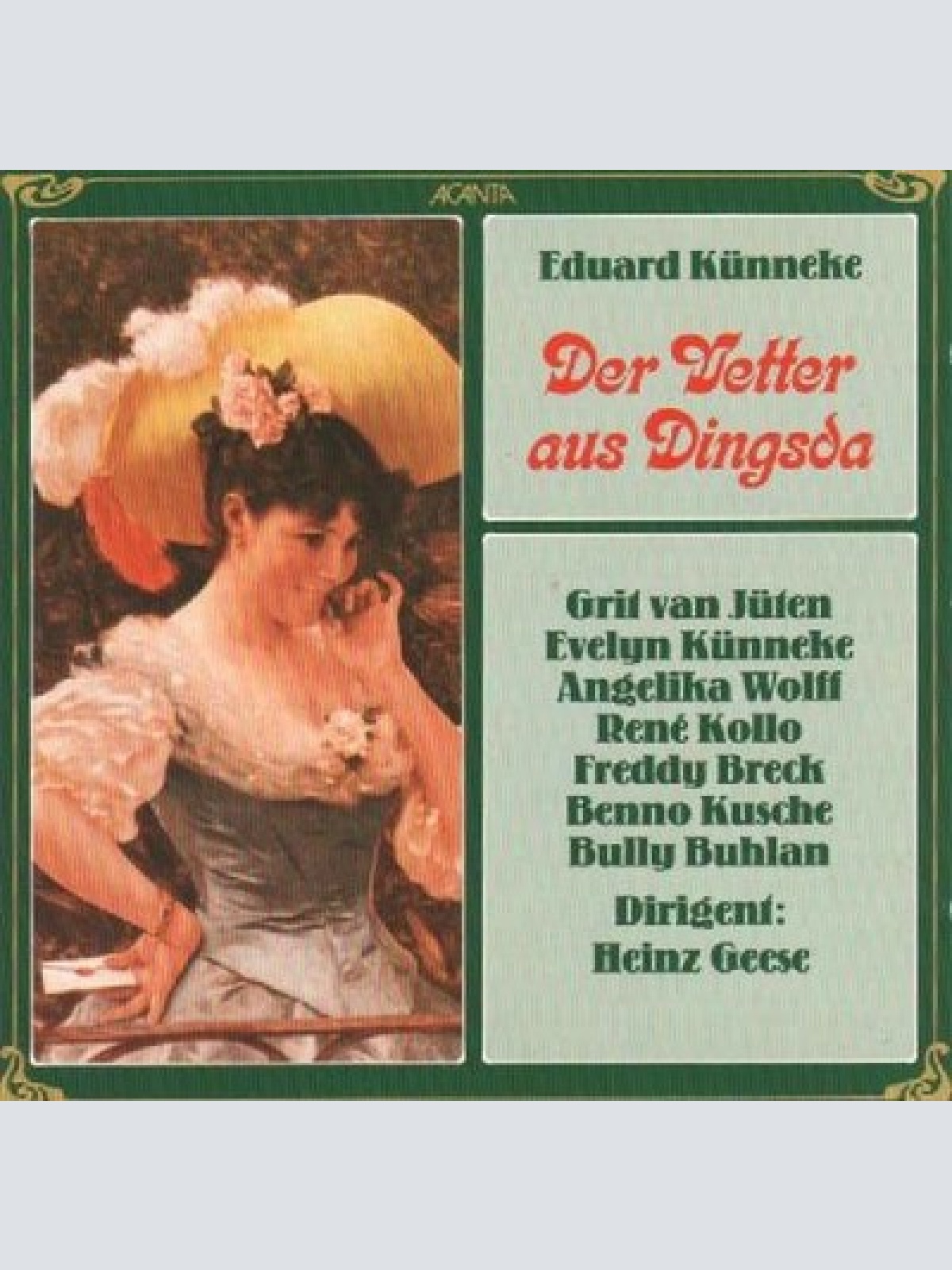 CD, Album René Kollo, Evelyn Künneke, Grit van Jüten, Heinz Geese, Eduard Kün...
