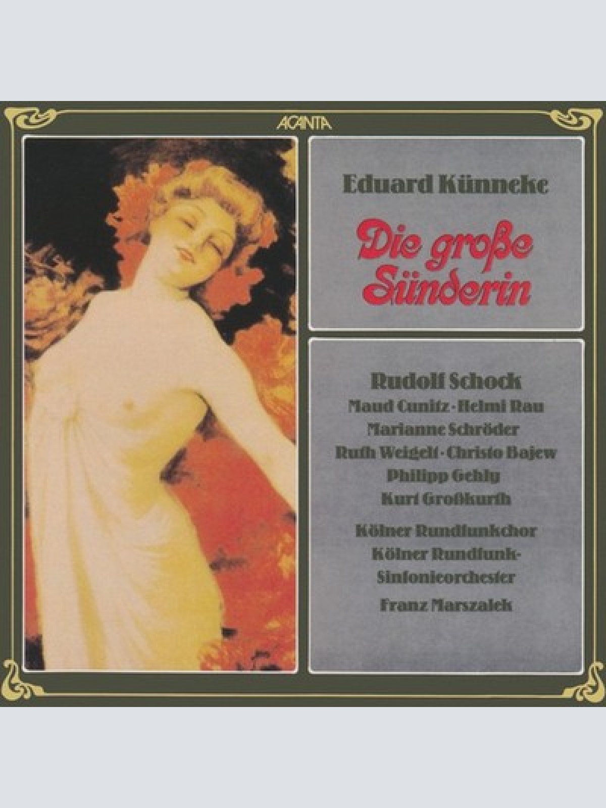 CD Eduard Künneke - Die Große Sünderin