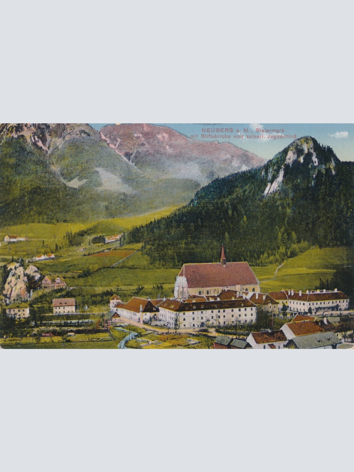 AK aus Neuberg a.M. Stiftskirche Steiermark Ansichtskarte (18113)